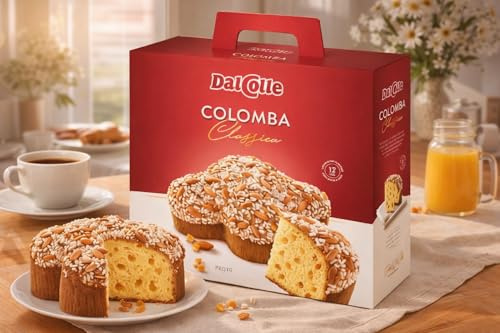 Colomba Pasquale Tradizionale 700g Ricetta Classica con Lievito Madre e Arancia Candita Dolce Soffice Edizione 2026 Idea Regalo Pasqua per Famiglia