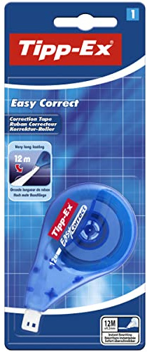 Tipp-Ex korrigeringsrulle Easy Correct Blister à 1 styck för korrigering på sidan, 4,2 mm x 12 m
