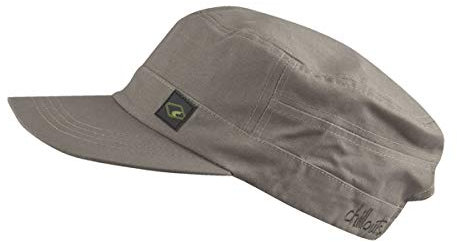 CHILLOUTS EL Paso Hat Military Cap - Army Cap Schirmmütze Sommer Kopfbedeckung, Militär Herren Verstellbar, Feldmütze Atmungsaktiv, Mütze Herren mit Schirm mit UPF 50+ UV-Schutz, grau