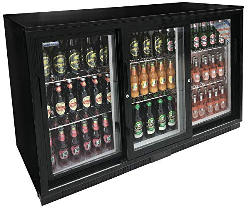 Cater-Cool Triple Sliding Door Bottle Cooler with LED Lighting CK1303LED (UK Mainland Del Only)