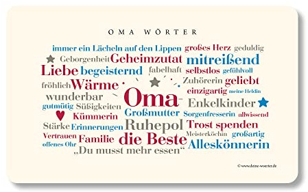 Frühstücksbrettchen Oma