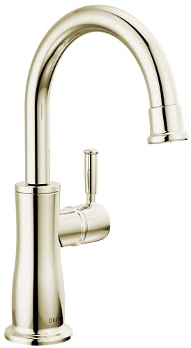 DELTA FAUCET 1960-PN-DST Traditional Beverage Faucet, Polished Nickel