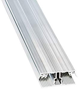 Stegplatte Verbindungsprofil Profile Mitte für 16mm Stegplatten Alu/Gummi 6 Meter