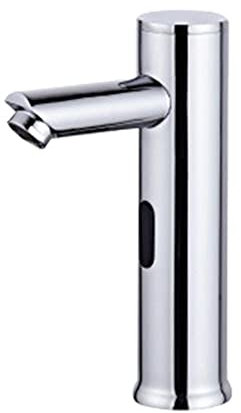 Grifo con Sensor de Infrarrojos Cromado Grifo Sensor Automático Caliente y Frío Griferia Lavabo con Pilas-Medio