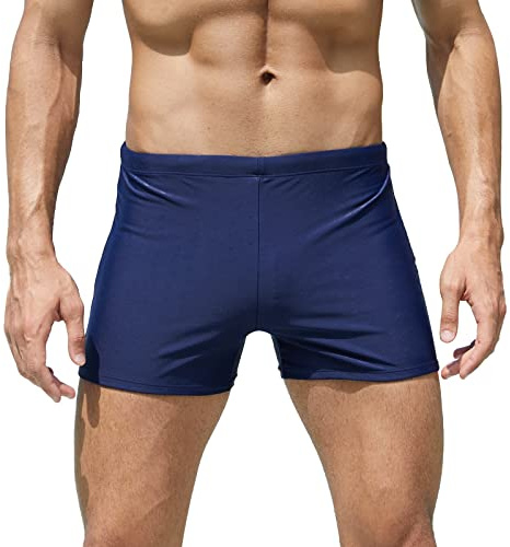 Arcweg Maillot de Bain Homme Boxer Doublure avec Rembourré Souple Amovible Cordon de Serrage Réglable Confortable