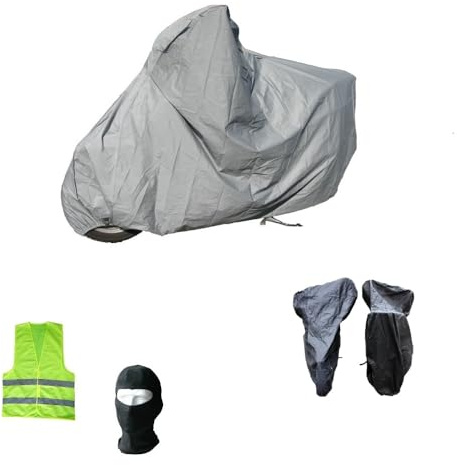 Compatible con Honda CB 500 S - Funda impermeable para parabrisas y baúl, para moto, scooter Maxiscooter y Maximoto, 296 x 105 x 127 cm