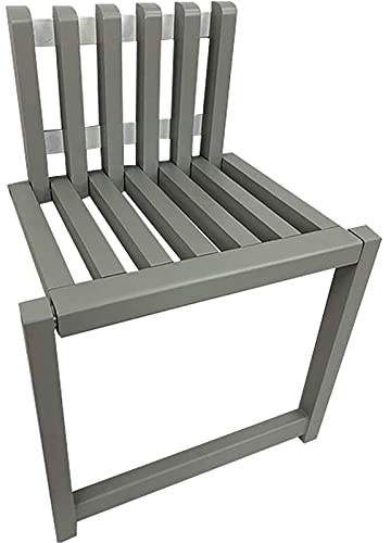 Klappstuhl aus Massivholz, zur Wandmontage, platzsparend, mit Stützbeinen, hält bis zu 150 kg, ideal für Flur