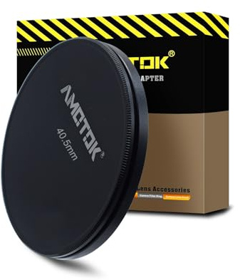Tapas de filtro de lente de metal de 40,5 mm, compatibles con todos los filtros de lente de cámara de 40,5 mm, accesorio de filtro (UV, CPL, ND, lente roscada), máquinas herramientas CNC de ultra