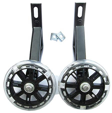 ❀Fahrradstabilisatoren,Fahrradtrainingsräder, Stützräder for Kinderfahrräder, Stützräder for 12 14 16 18 20 Zoll Fahrräder (Color : Black, Size : 20in)