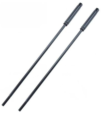 Black R8 Milling Machine Pull Rod, 7/16 Thread R8 Draw Bar Overall Drawbar Bridgeport Overall Drawbar for Most Milling Machines (2 Pack)