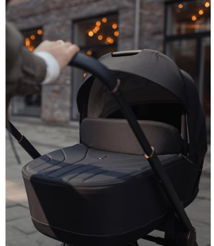 Venicci Claro 2-i-1 resesystempaket med barnvagn och liggdel (Noir)