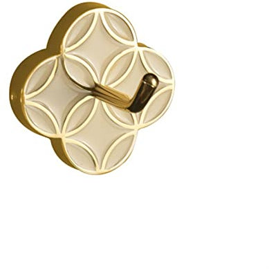 DDKYHU Kleiderhaken Kleiderhaken Wandgarderobe Wandgarderobe, moderner Leichter Luxus-Kleiderhaken, Metall-Wandhaken für Zuhause, Restaurant, Geschäft, Café, Büro Hängegarderobe (Farbe: C) (Gold)