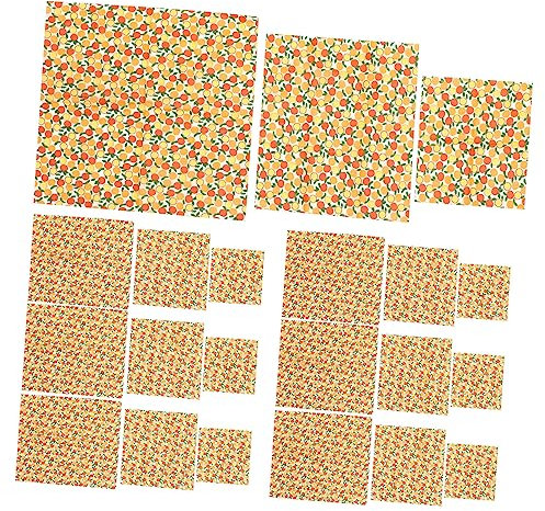 Alipis 3stücke Bienenwachsverpackungen Für Lebensmittel Bonbonpapier Pommes-frites-verpackungen Aus Bienenwachspapier Ölfestes Verpackungspapier Für Kuchen Und Desserts