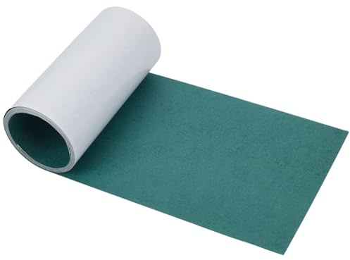 WEBEEDY Papel adhesivo aislante eléctrico de 5 m, 200 mm de ancho por un lado, autoadhesivo, verde, paquete de batería, aislante, para baterías 18650, 0,2 mm de grosor