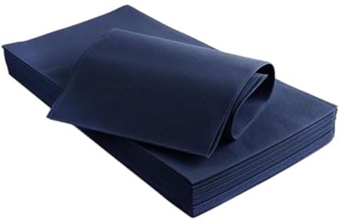 5 Tischdecken TNT Vlies 100 x 100 cm für Bars Restaurants, 5er Pack (5, Blau)