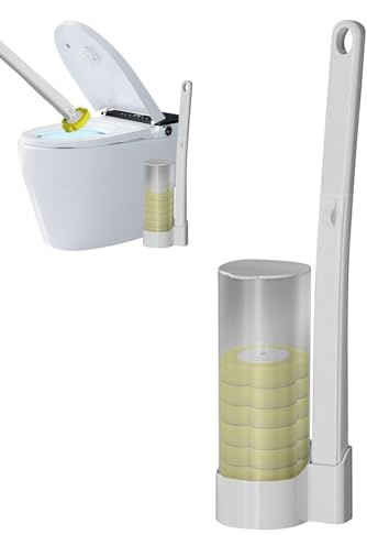WC-Reinigungsset für nachfüllbare Toilette, nachfüllbares Schüssel-Set, Badreinigung, Schnellwechsel-Ersatzkopf für Badewannen, L
