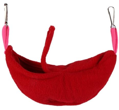 TIANQUXNGI Amaca per piccoli animali da appendere, morbida amaca giocattolo per pappagallo, criceto, nascondiglio, gabbia, altalena, a forma di frutta carina