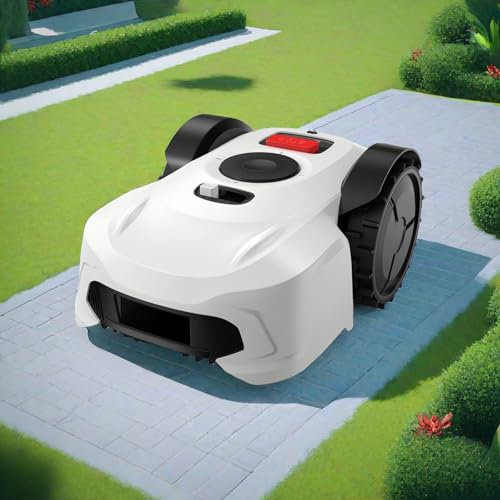 WEIMILOR Perimeter Wire Frees Vision Robotic Lawnmower for a perfectly maintained lawn. Easy setup and installationRTK+Vision Mapping, AI Obstacle Avoidance, UP to 0.78 Acre, APP Control