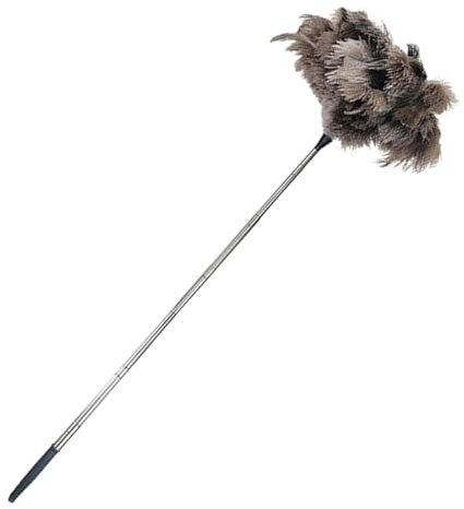 Plumero telescópico lavable Duster – Plumero telescópico lavable | | | Plumero extensible | Fregona suave de 40 pulgadas | Muelle electrostático con mango largo para Fensteer