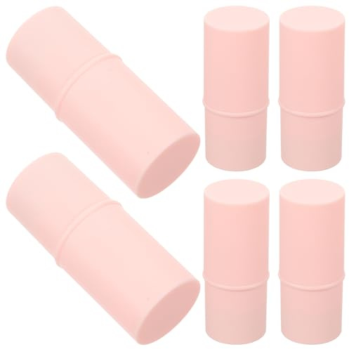 MUCKLILY 6 Stück Teiliges Lippenpflegestift Leere Lippenbalsam behälter aus Stabilem Geruchlosem Material Kompakt und Tragbar zum Selberbefüllen und Lipgloss herstellung Mattes