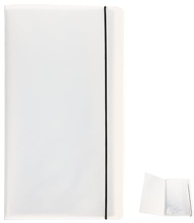 Uonlytech Porta Biglietti in Plastica di Album da Collezione Mobili Raccoglitore di Biglietti del Cinema e Cartoline per Organizzare e Proteggere Le tue Memorie Come Regalo Commemorativo