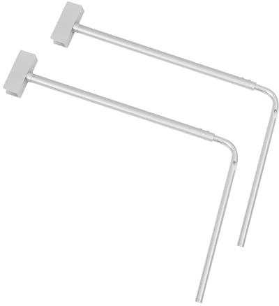 OHPHCALL 2 Piezas Soportes para Lámpara de Acuario de Aleación de Aluminio, para Peceras Borde de Cristal 20 Mm, Soporte Ajustable para Luz LED de Acuario, Adecuado para Iluminación de