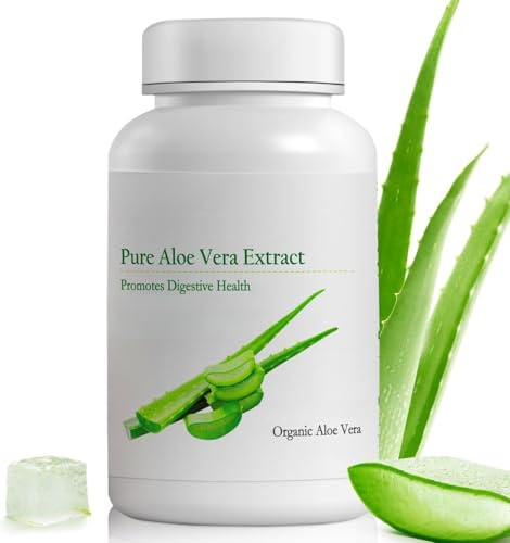Aloe Vera naturel, Pour la santé intestinale, une digestion douce | nourrit la peau, les cheveux et les ongles, soutient l'équilibre, végétarien