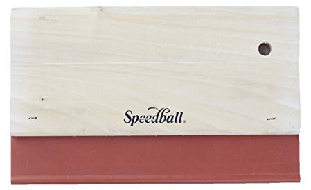 Speedball 4491 Nitrile Blade Squeege, for Fabric Screen Printing, 8, Brown.