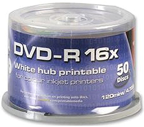 DVD-R 16 x Printableshrink PACKX50 Blank media e RAM ottico