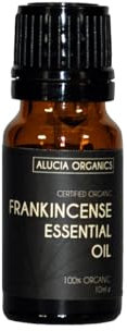 Alucia Organics Aceite Esencial de Incienso (Frankincense) orgánico certificado 10ml