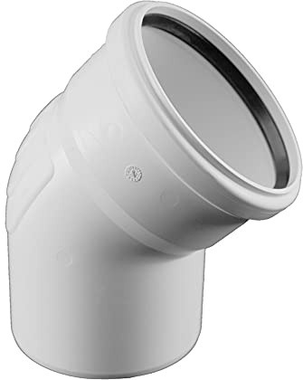Rehau Schalldämmender Raupiano Plus Bogen DN 90-45°