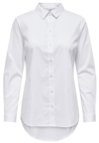 Only&JDY JDY damblus JDYMIO L/S skjorta WVN NOOS, Vit (vit), 34