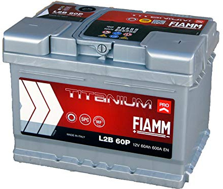 Fiamm Autobatterie 60 Ah 600 cc L2B60P 242 x 175 x 175 Plusiv rechts 2 Jahre Garantie - 7905149
