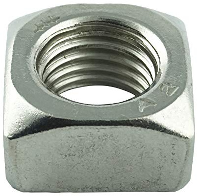 Eisenwaren2000 | M12 Vierkantmuttern (10 Stück) - standard Vierkant-Mutter DIN 557 - Edelstahl A2 V2A - rostfrei