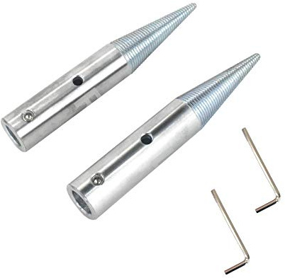 QZATACAEN 1/2 (12.7mm) pindeladapter rechts und links für Tischschleifer Polierscheiben Schleifmaschinen Gewindespindel Adapter