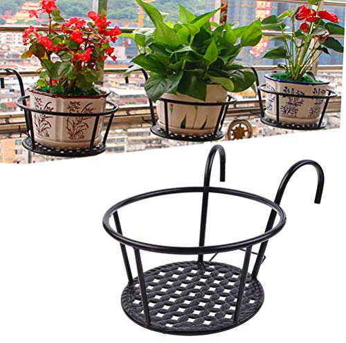 Venhoy Support de Pot de Fleur Support de Pot de Fleur Balcon Pot de Fleur Balcon Balustrade Pots de Fleurs à accrocher sur Support de Balcon