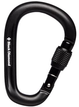 Black Diamond Pearlock Screwgate Carabiner - SS23 - Einheitsgröße
