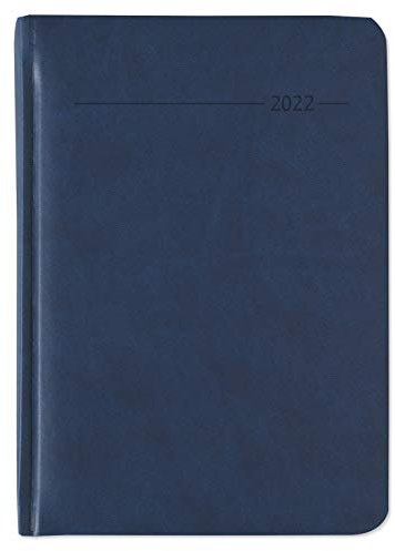 Wochen-Minitimer Tucson blau 2022 - Buch-Kalender A6 (11x15 cm) - 1 Woche 2 Seiten - 192 Seiten - Alpha Edition
