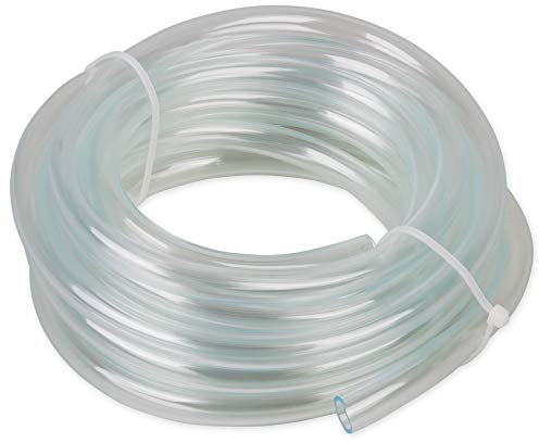 Wagner GREEN PVC Schlauch 9/12 mm glasklar transparent, Belüfterschlauch für Teiche und Aquarien (5 mtr.)