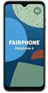 Fairphone 4 5G nachhaltiges Smartphone (6GB RAM | 128 GB, 6.3” Full HD+, Qualcomm Snapdragon 750G, dual SIM), Android, Grau
