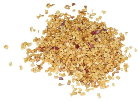 BIO Apfel Würfel getrocknet I gewürfelt 10x10mm I ohne Zuckerzusatz (enthält von Natur aus Zucker) I Trockenfrucht I Trockenobst I 500g Inhalt