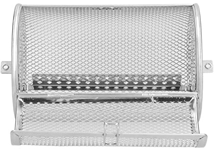 Onewer Panier de friteuse, Cage de Four Trous denses Application Large résistant aux Hautes températures pour Cuisine pour Barbecue extérieur pour la Maison