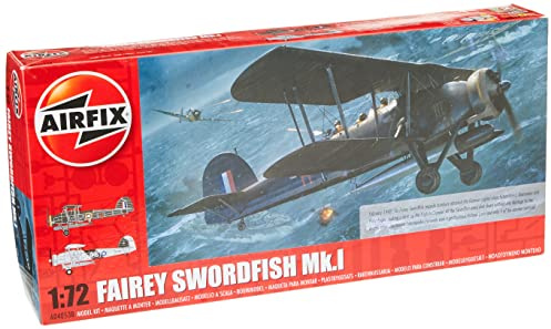 Airfix Juego de modelo A04051A BAe Sea Harrier FRS.1 - Kit de construcción de modelo de plástico para adultos y niños de 8 años en adelante, el juego incluye bebederos y calcomanías - Modelo a escala