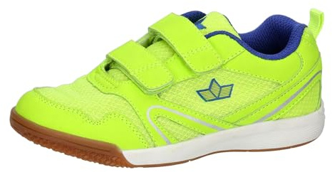 Lico Unisex Kinder Boulder V Hallenturnschuhe, Lemon Blau, 33 EU