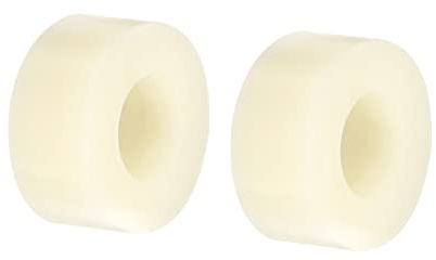 PATIKIL Redonda Espaciadora Arandela, 24 Paquete Nylon 5.3mm ID x 11mm OD x 5mm L para M5 Tornillos Bloque 3D Impresora TV Pared Montaje Eléctrica Toma, Beige