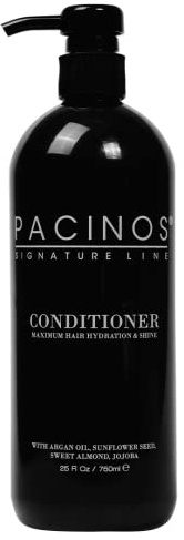 Pacinos Conditioner – Moisturize & Control Frizz – Formel auf Wasserbasis – Arganöl, Sonnenblumensamen, Süßmandel & Jojobaöl