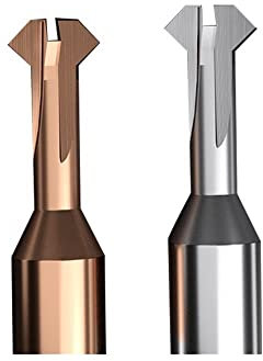 1 Stück 4 Flöten 90 ° nach Oben und unten Fasenfräser Wolframkarbid Invertiert Fasen Fräser CNC-Werkzeug for Stahl Aluminium(2009171209)