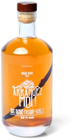 QUAI SUD Rhum Arrangé 30% vol. Arrangez-moi! | 70cl | Bois Bandé Passion Vanille