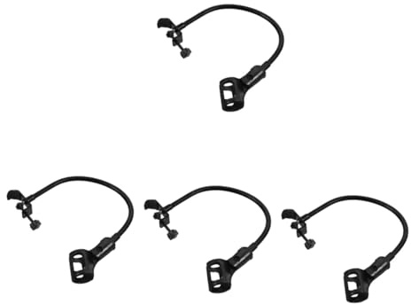 Toyvian 4sätze Mikrofon Arm Stand Robuster Flexibler Mikrofonhalter Für Schreibtisch Geeignet Für Studio Und Broadcast-anwendungen Leicht Und Tragbar Aus Verschleißfestem