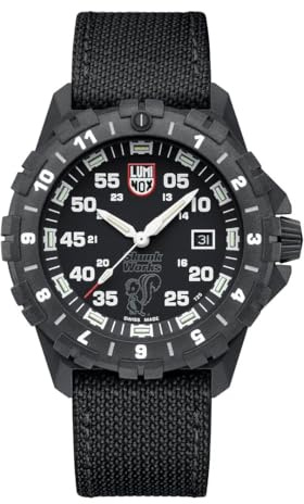 Luminox Herren Analog Schweizer Quarzwerk Uhr mit Stoff Armband XA.6442.H.Set